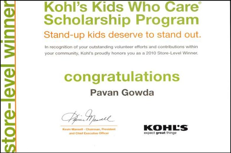 Kohls-award